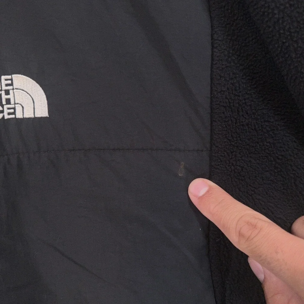 The North Face Denali Fleece Jacket Mens XL Black Full Zip Outdoor Warm Coat